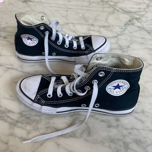 Converse all star black high top
